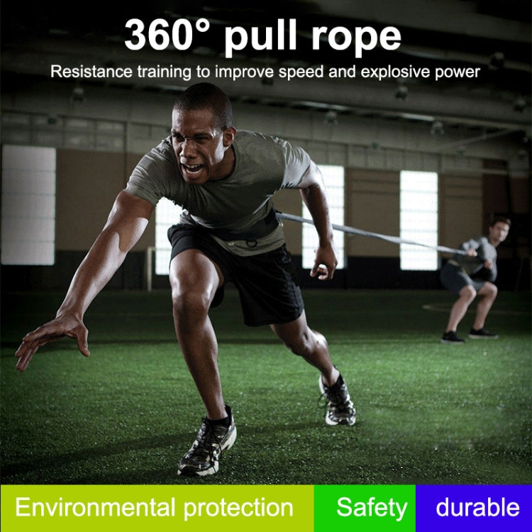 Pure Natural Latex Tube Explosive Force Training Resistance Band Track and Field Football Training 360 Degree Pull Rope, Tension: 100lbs