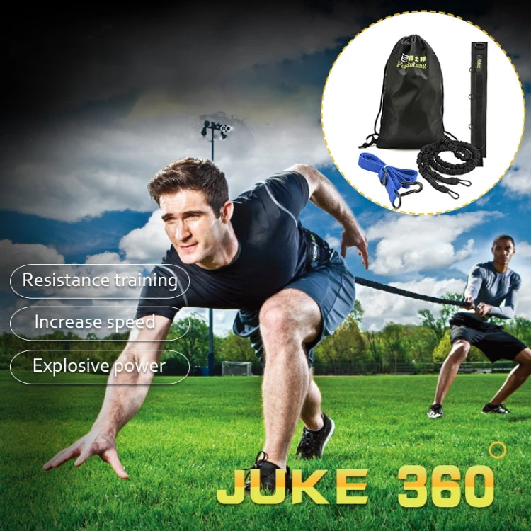 Pure Natural Latex Tube Explosive Force Training Resistance Band Track and Field Football Training 360 Degree Pull Rope, Tension: 100lbs Reluova