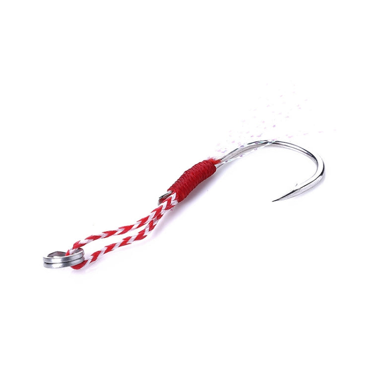 5pcs / Pack HENGJIA 10# Tied Wire Iron Hook Deep Sea Fishing Hook-Reluova