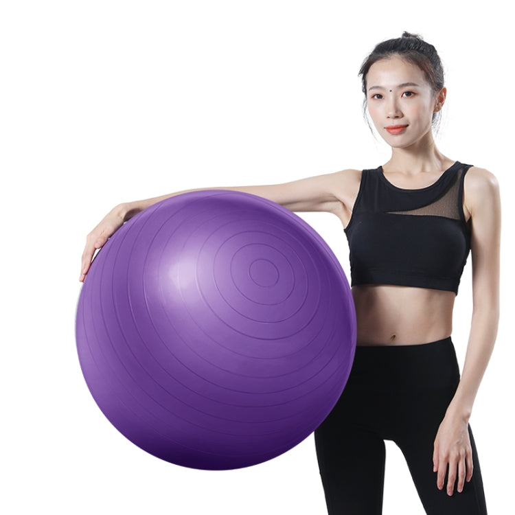 Thickening Explosion-proof Big Yoga Ball Sport Fitness Ball Environmental Pregnant Yoga Ball, Diameter: 65cm Reluova