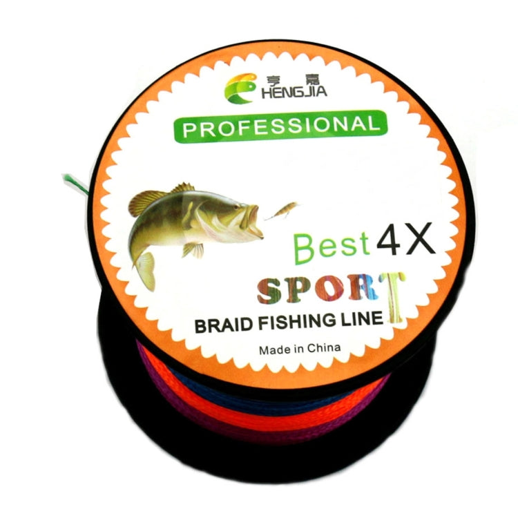 HENGJIA Colorful 3.0# 0.28mm 38LB 15.8kg Tension 300m Extra Strong 4 Shares Braid PE Fishing Line Kite Line