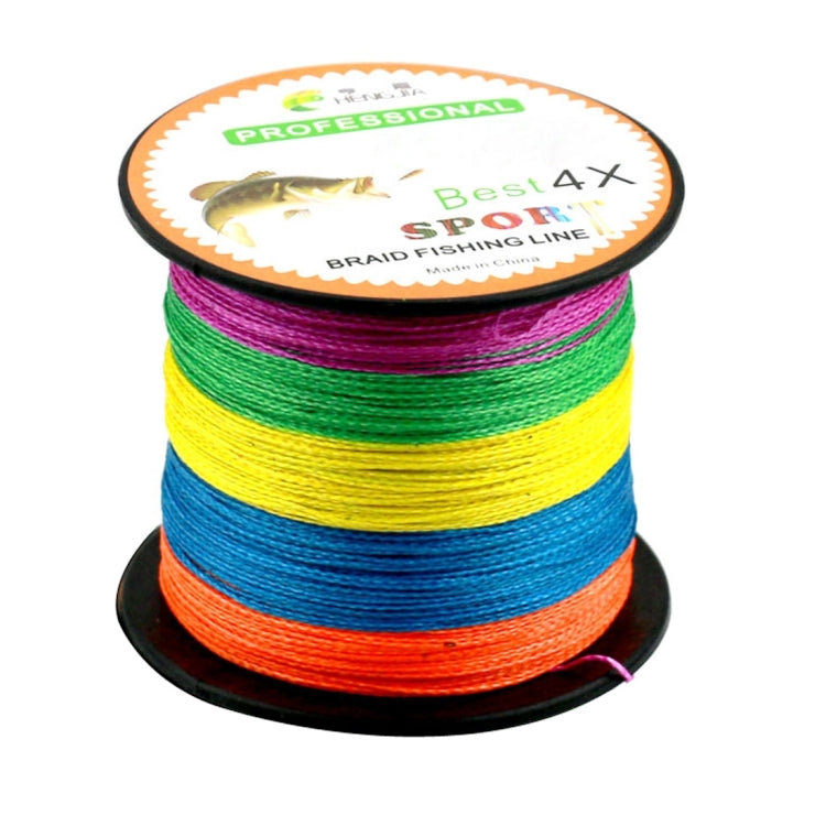 HENGJIA Colorful 3.0# 0.28mm 38LB 15.8kg Tension 300m Extra Strong 4 Shares Braid PE Fishing Line Kite Line Reluova