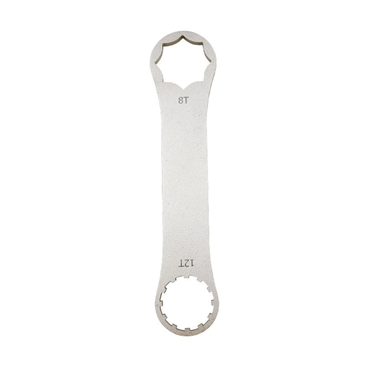 BIKERSAY BT050A Multifunctional Stainless Steel Bicycle Fork Wrench Double Head Spanner Reluova