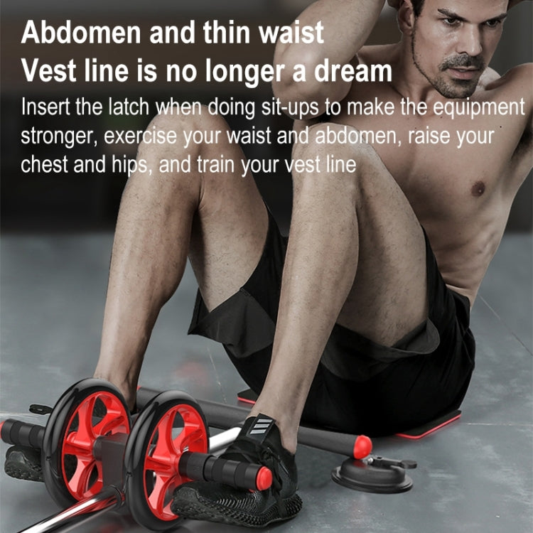 Household Suction Cup Style Multifunctional Silent Abdominal Wheel Rowing Machine Sit-up Device