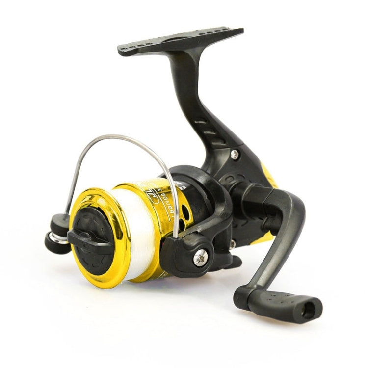 JL200 Plating Plastic 3 Ball Bearings Handle Fishing Spinning Reel  with Transparent Lines Reluova