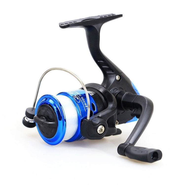 JL200 Plating Plastic 3 Ball Bearings Handle Fishing Spinning Reel  with Transparent Lines Reluova