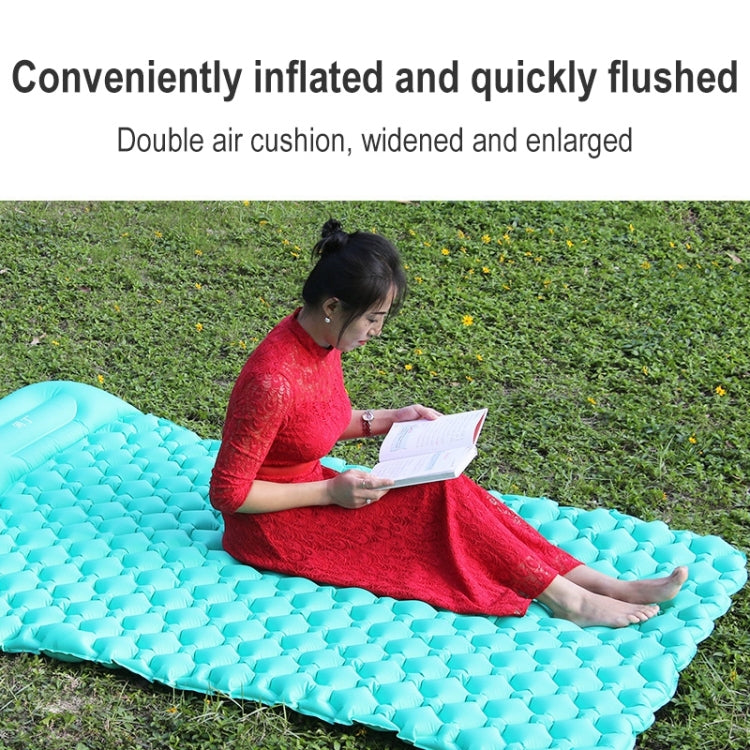 Outdoor Camping Foot-step Automatic Inflatable Cushion Portable TPU Inflatable Double Bed, Size: 195 x 119 x 16cm Reluova