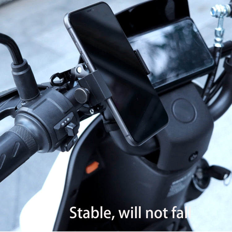 Rotatable PVC Motorcycle Bicycle Handlebar Mount Mobile Phone Holder Reluova