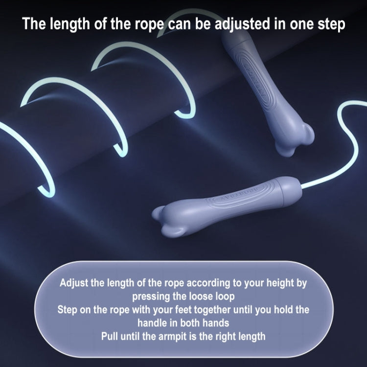 Fitness Men Women Lose Weight Essential Exercise Slimming Glowing Skipping Rope, Style: Corded Reluova