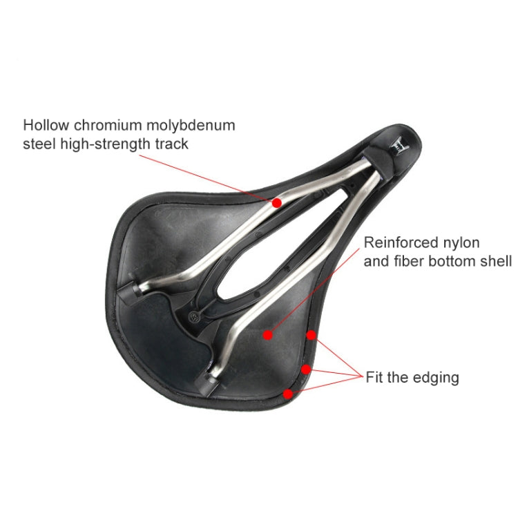 GUB 1180 PU Soft Breathable Hollow Bicycle Saddle Reluova