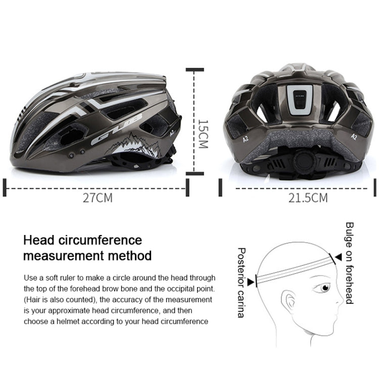 GUB A2 Unisex Bicycle Helmet With Tail Light Reluova