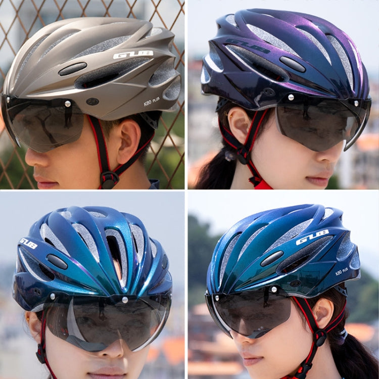 GUB K80 Plus Bike Helmet With Visor And Goggles Reluova