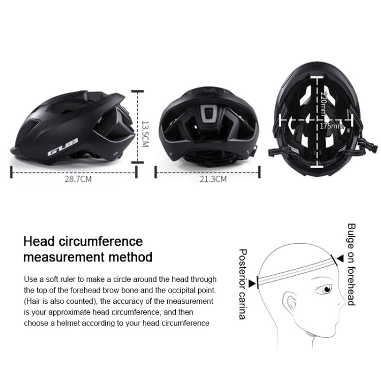 GUB SV10 PC + EPS Breathable Bike Helmet Cycling Helmet With Taillights Reluova