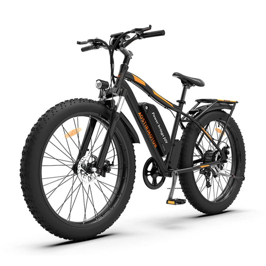 AOSTIRMOTOR 750W 48V 13AH Aluminium Electric Bike with 26 inch Tires for Adults