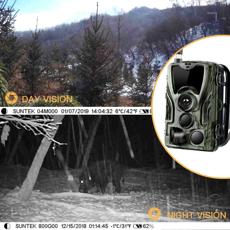 HC801M 2G GSM Waterproof IP66 IR Night Vision Security Hunting Trail Camera, 120 Degree PIR Angle Reluova