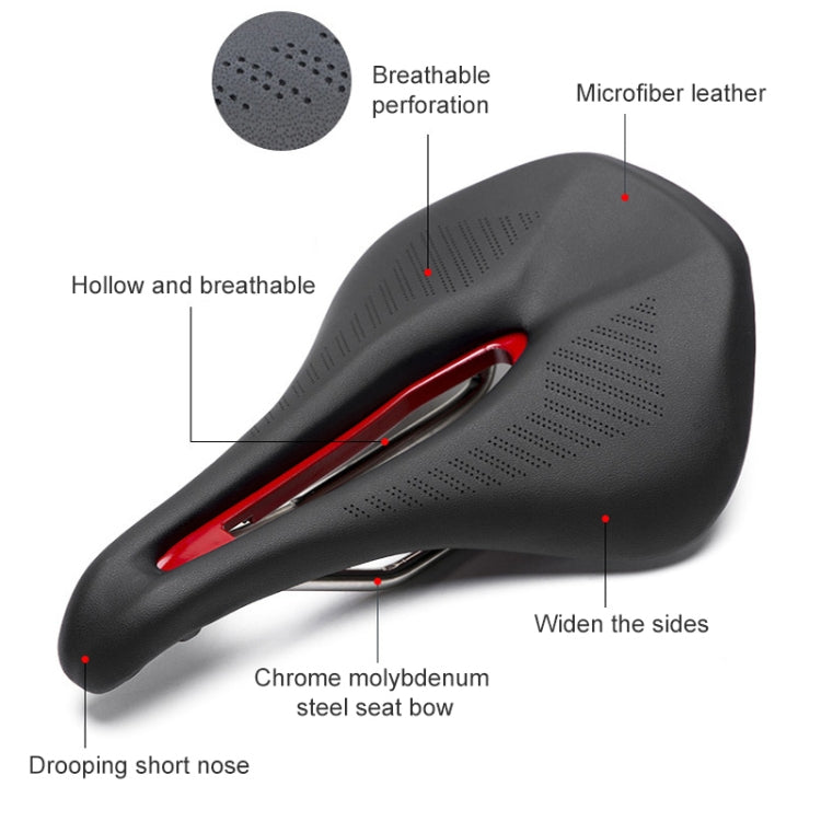 PROMEND SD-576 Nylon Fiber Triathlon Bicycle Saddle Reluova