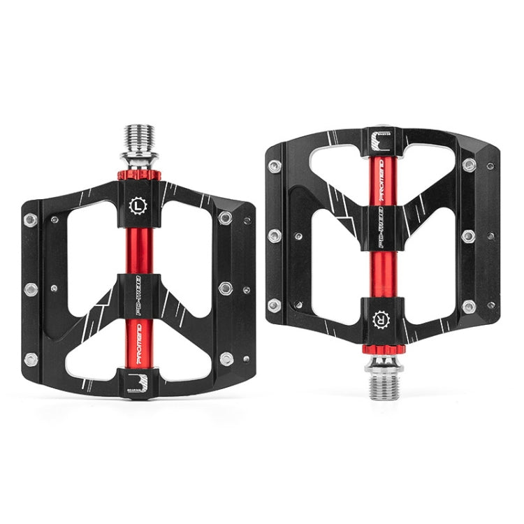 PROMEND PD-M88 1 Pair Mountain Bicycle Aluminum Alloy 3-Bearings Pedals Reluova