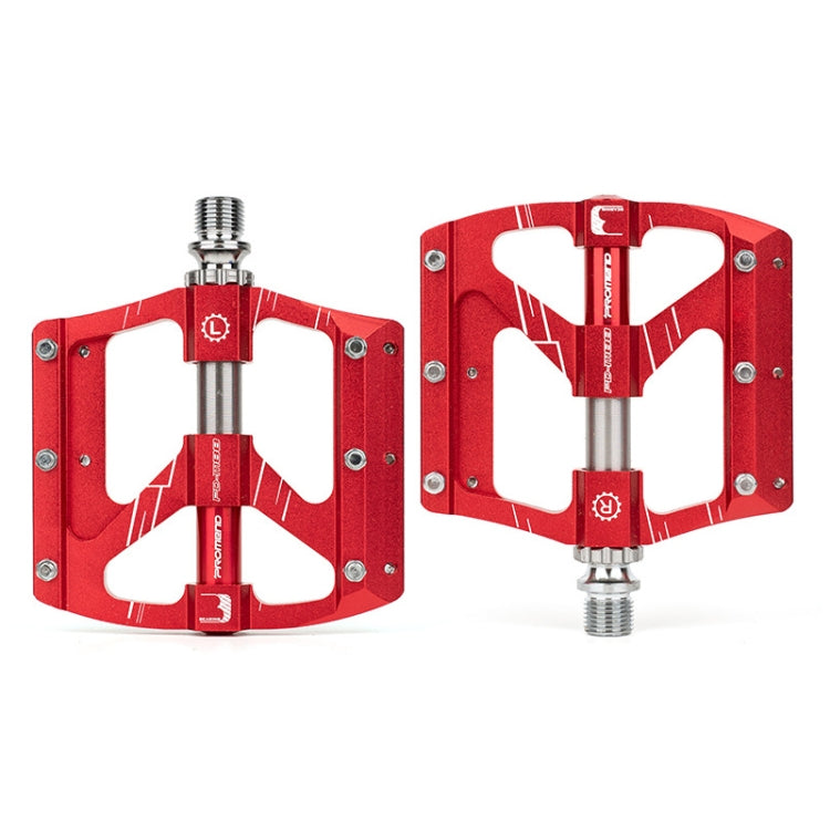 PROMEND PD-M88 1 Pair Mountain Bicycle Aluminum Alloy 3-Bearings Pedals Reluova