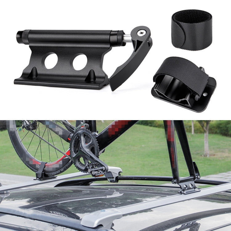 3 in 1 Car Top Fixed Bicycle Front Fork Fixed Clip Rack Set Reluova