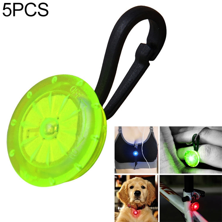 5 PCS Camping Night Running Arm Luminous Hanging Buckle Safety Light Reluova