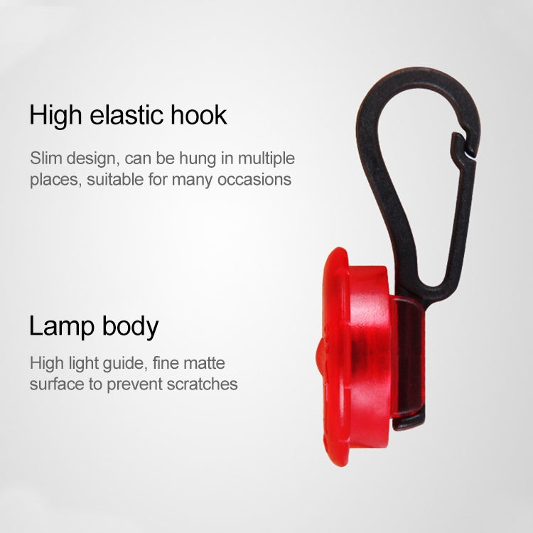 5 PCS Camping Night Running Arm Luminous Hanging Buckle Safety Light Reluova