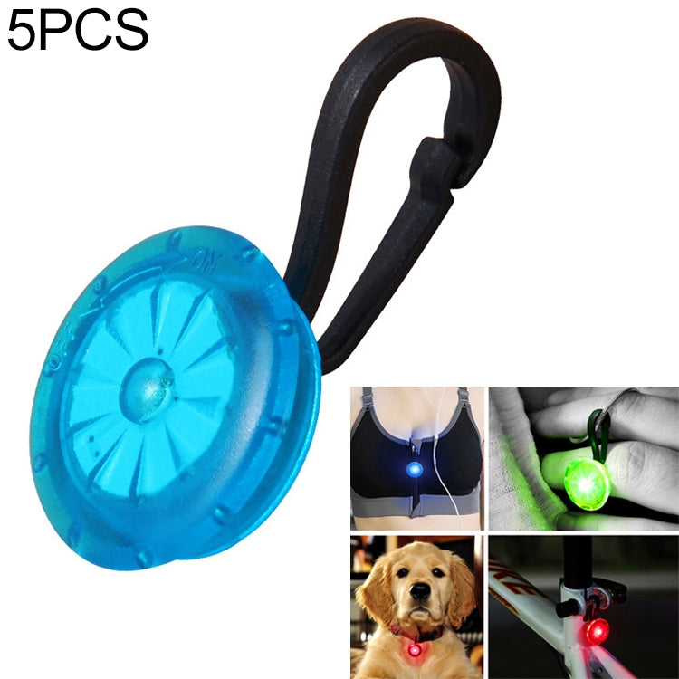 5 PCS Camping Night Running Arm Luminous Hanging Buckle Safety Light Reluova