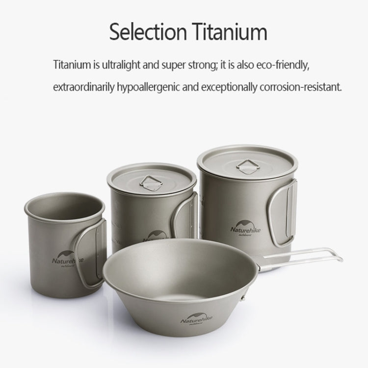 Naturehike NH20CJ004 300ml Titanium Bowl Portable Tableware Reluova