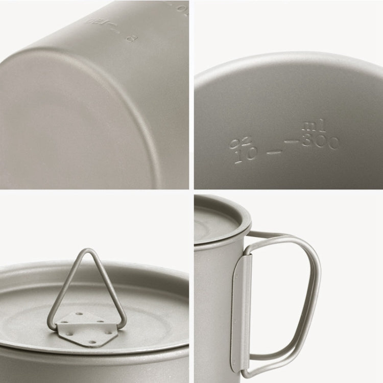 Naturehike NH20CJ005 300ml Titanium Cup Portable Tableware Reluova