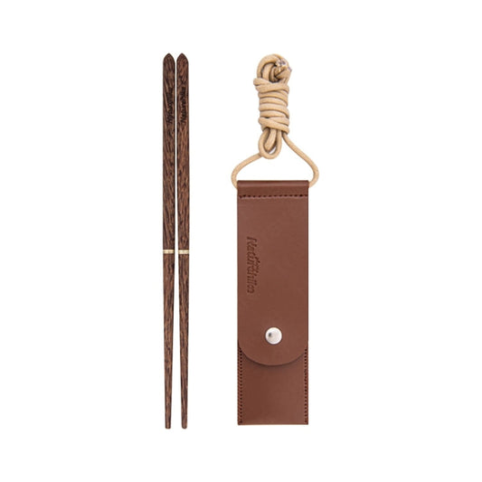 Naturehike NH20CJ010 Outdoor Camping Portable Folding Wenge Chopsticks Reluova