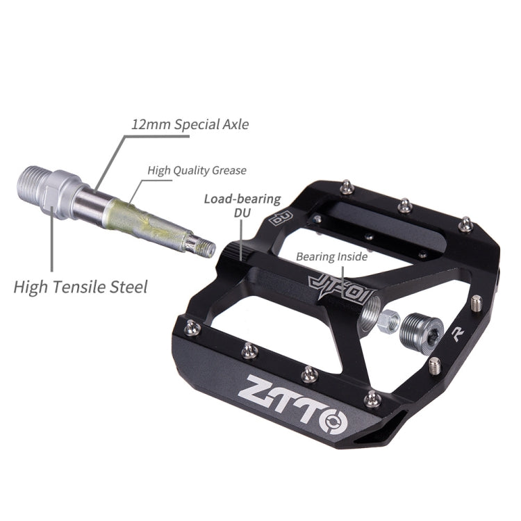 ZTTO Bike Pedal Ultralight Aluminum Alloy Bicycle Pedal Reluova