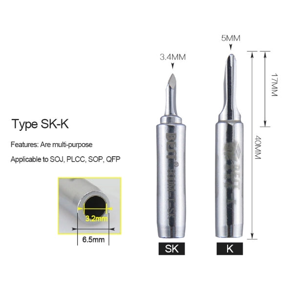 BEST Lead Free Series Soldering Tip Welding Contact Head 900M-T-K