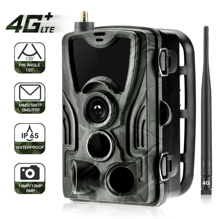 HC801LTE 4G EU Version Waterproof IP65 IR Night Vision Security 16MP Hunting Trail Camera, 120 Degree Angle