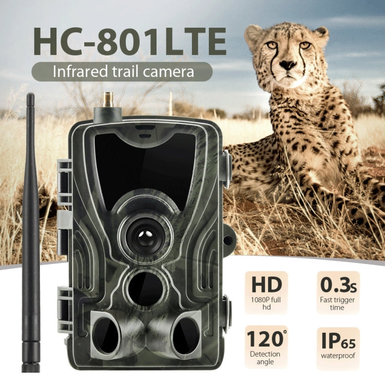 HC801LTE 4G EU Version Waterproof IP65 IR Night Vision Security 16MP Hunting Trail Camera, 120 Degree Angle