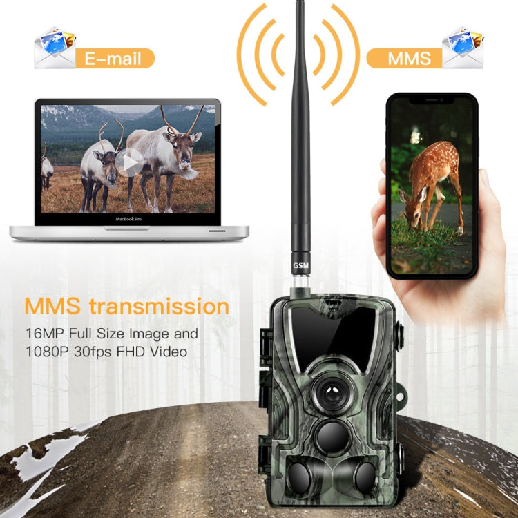 HC801LTE 4G EU Version Waterproof IP65 IR Night Vision Security 16MP Hunting Trail Camera, 120 Degree Angle