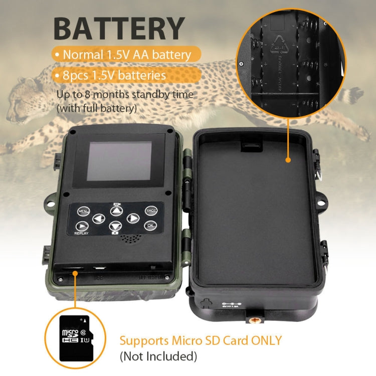 HC801LTE 4G EU Version Waterproof IP65 IR Night Vision Security 16MP Hunting Trail Camera, 120 Degree Angle