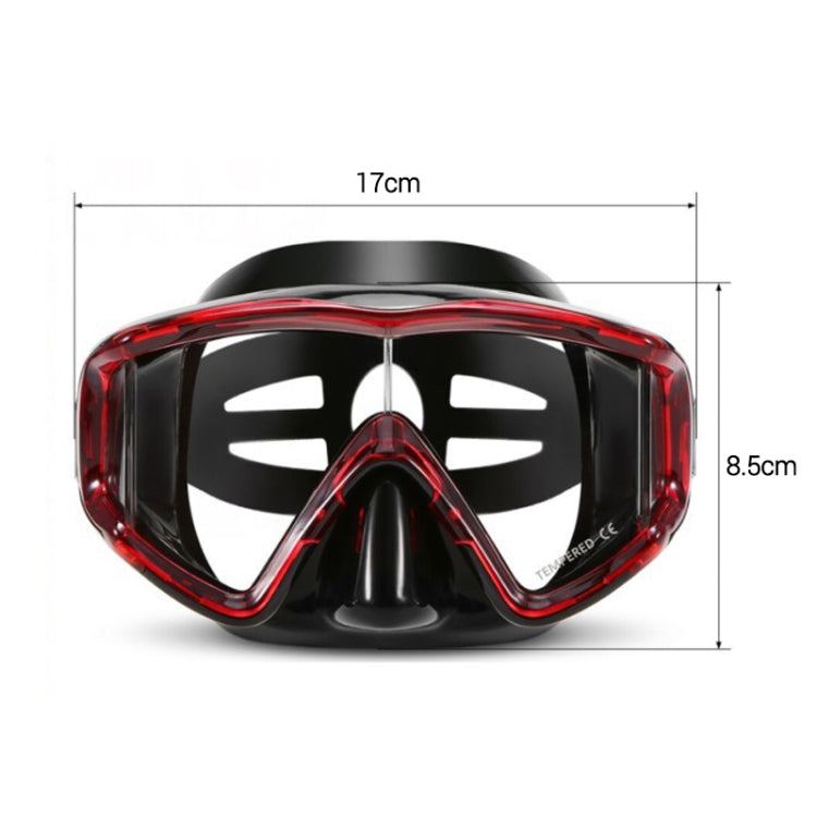 DM600 Silica Gel Diving Mask Swimming Goggles Diving Equipment for Adults