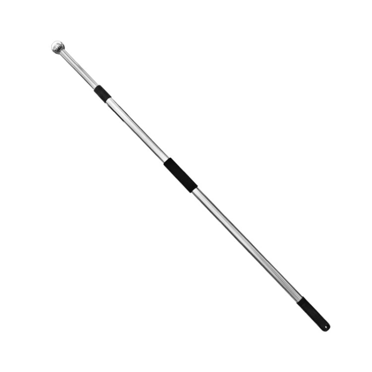 2.5M 2 Knots Multi-function Telescopic Stainless Steel Teaching Stick Guide Flagpole Signal Flag-Reluova