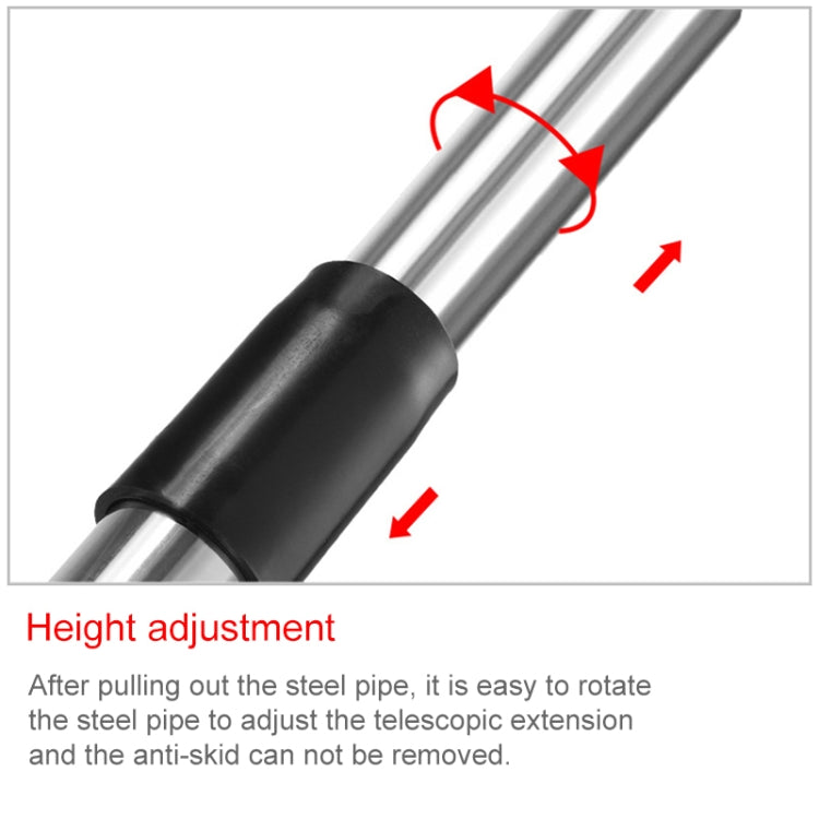 2.5M 2 Knots Multi-function Telescopic Stainless Steel Teaching Stick Guide Flagpole Signal Flag-Reluova