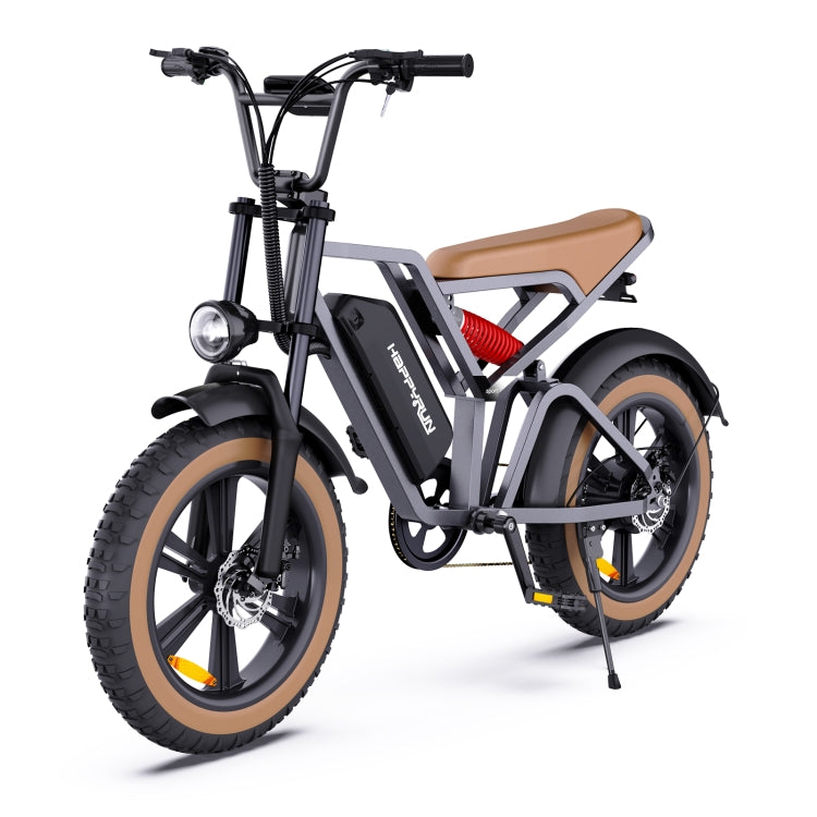 HAPPYRUN G60 750W 48V / 18AH Electric Bicycle with LED Display & 20 inch Tires, US Plug