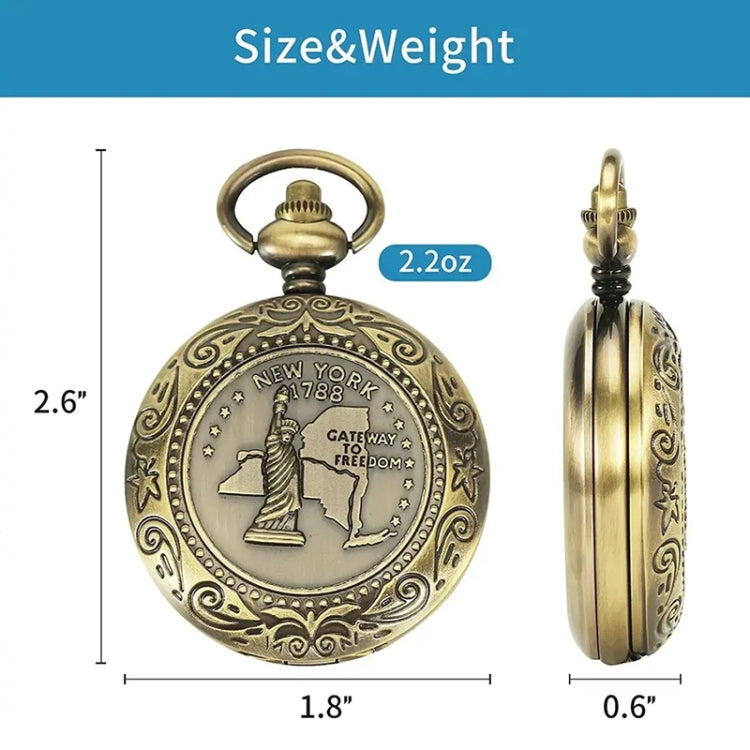 Nisa J35A Vintage Metal Flip Pocket Watch Compass Reluova