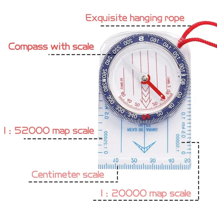 Nisa DC47-3 Outdoor Compass Map Scale Reluova