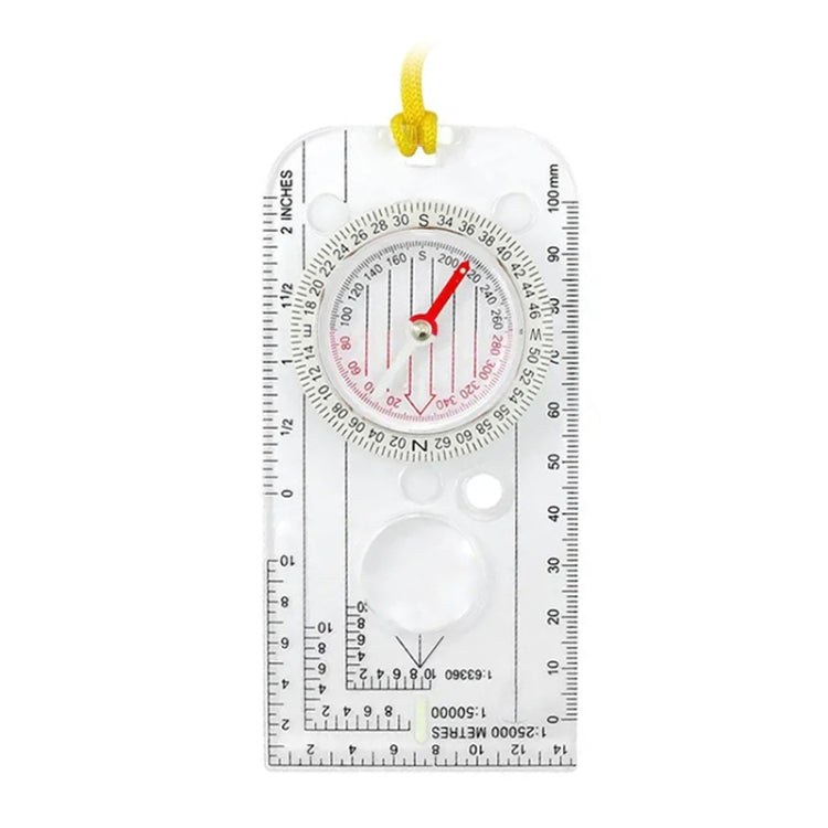 2pcs Nisa DC40-3A Outdoor Transparent Compass Map Scale Reluova