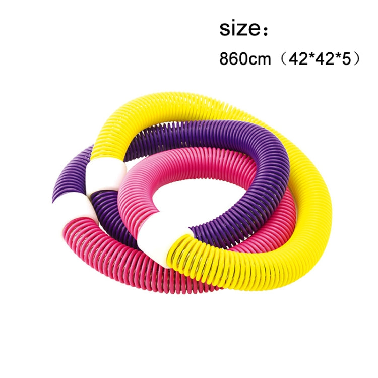 Adult Slimming Circle Waist Trimmer Workout Fitness Exercise Coil Flexible Soft Spring Fitness Circles, 0.9kg / 42cm Reluova