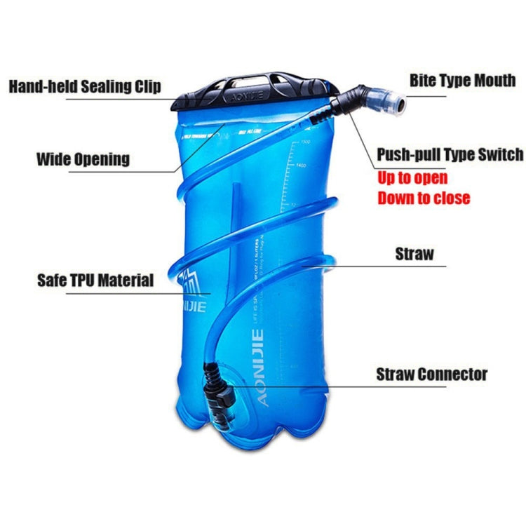 AONIJIE Waterproof Outdoor Mountaineering Water Bag Foldable Sports Hiking Water Container, Capacity: 3L Reluova