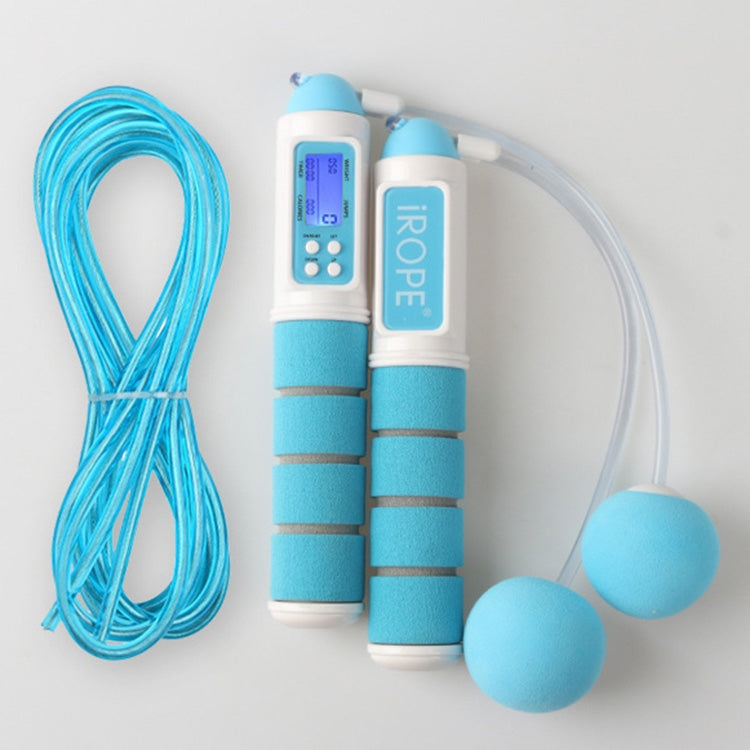 iROPE Professional Electronic Timer and Counter Skipping Rope with 4-button LCD Display Reluova