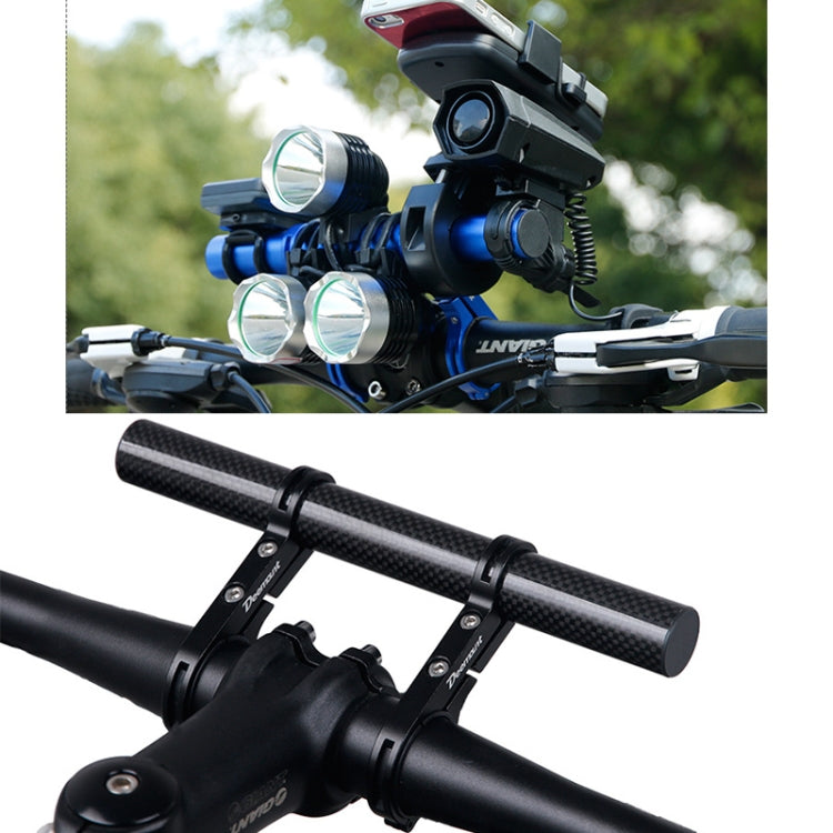 HLD-208 Mountainous Bicycle Aluminium Alloy Handlebar Extension Frame Flashlight Bracket Reluova