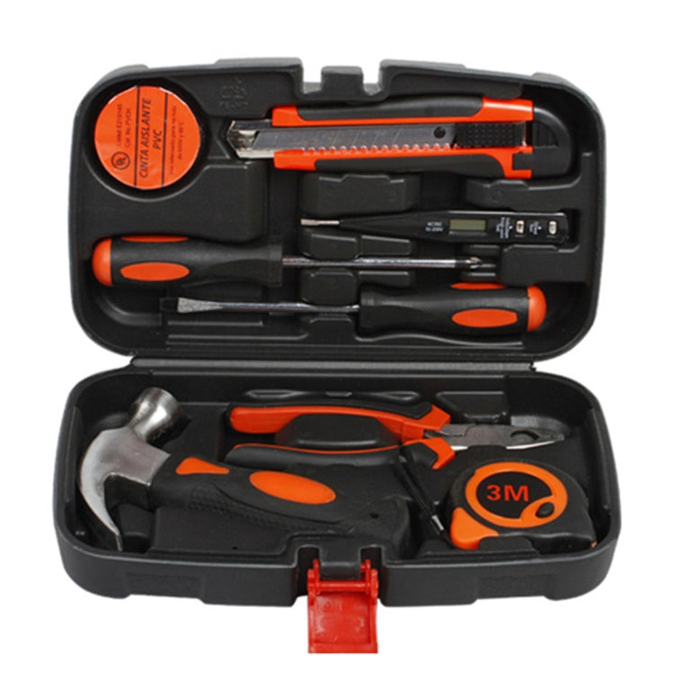 9 in 1 Tool Set General Household Hand Tool Kit with Toolbox Storage Case My Store