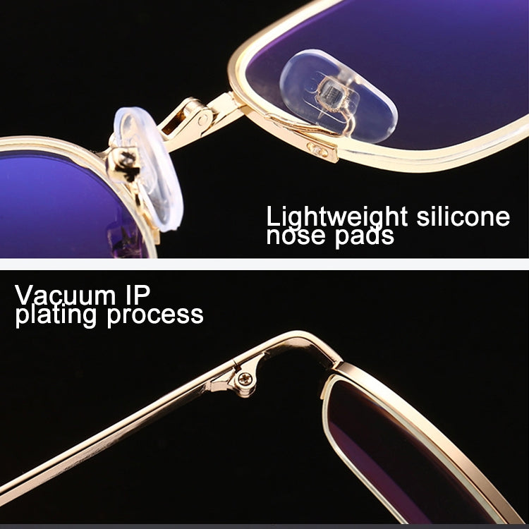 Folding Anti Blue-ray Presbyopic Reading Glasses with Case & Cleaning Cloth, +1.00D Reluova