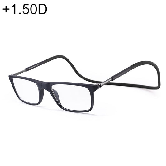 Anti Blue-ray Adjustable Neckband Magnetic Connecting Presbyopic Glasses, +1.50D Reluova