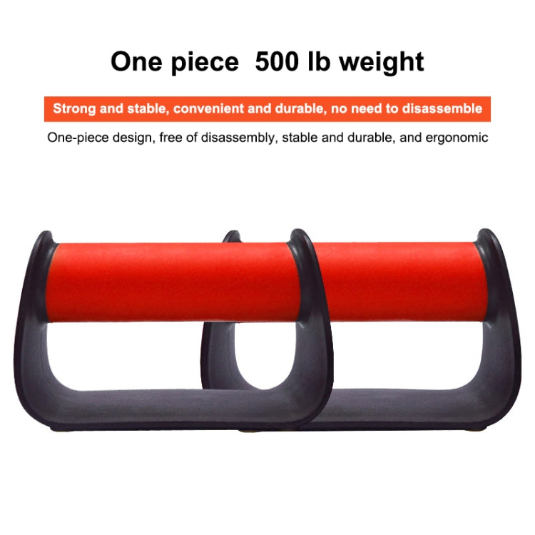 A Pair Home Fitness Trainer Saddle-shaped Push-up Bracket